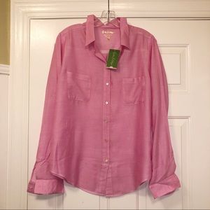 NWT Lily Pulitzer Sea View Button Down